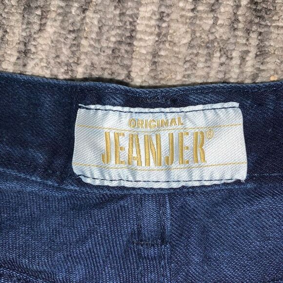 Vintage Original Jeanjer Junior Size 11 Blue Skinny Jeans High Rise Ankle Zipper - Picture 3 of 9
